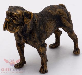 Tin Pewter Figurine Of Dogue De Bordeaux French Mastiff Dog Ironwork