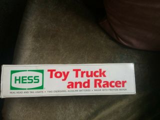 1991 Hess Toy Truck And Racer Hess Gas Station Toy