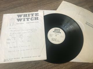 Kent Rocks Promo Nwobhm Compilation Lp Demon Pact White Witch Heavy Metal Rare
