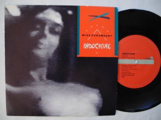 Indochine Miss Paramount /pavillon Rouge 45 7 " Single 1984 Sweden Suède Stranded