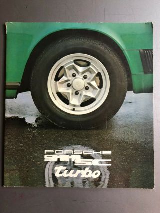 1978 Porsche 911 Deluxe Showroom Advertising Sales Brochure W/o Spec Sheet Vg