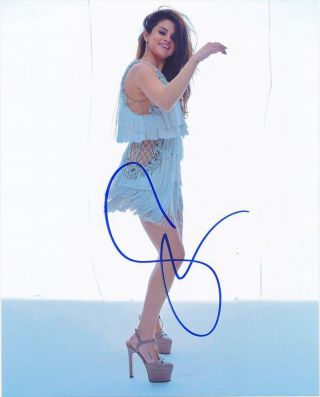 Selena Gomez - Color Signed Photograph