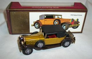 Matchbox Yesteryear Y - 15 Packard Lime Gold W/ Rare Rear Axle Supports Nmib