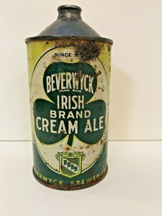Beverwyck Quart Cone Top Beer Can