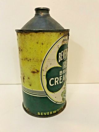 Beverwyck Quart Cone Top beer can 2