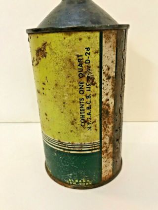 Beverwyck Quart Cone Top beer can 4