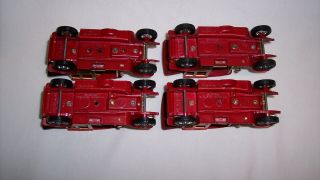 FOUR “MATCHBOX” YESTERYEAR Y - 7 ROLLS ROYCE’s GOLD & RED ISSUE 15,  16,  24,  25 MIB 4