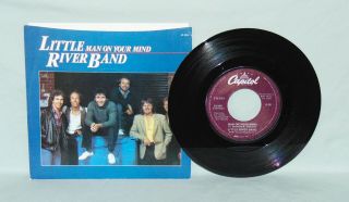 Little River Band Man On Your Mind 45 Rpm W/ps Capitol 5061 Nm/unplayed