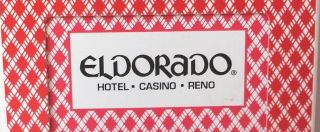 Vintage El Dorado Hotel Casino Reno NV Table Played Bee Playing Cards 3