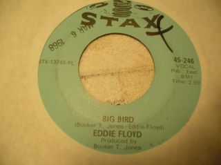 Eddie Floyd Big Bird / Holding On With Both Hands 1968 Northern Soul 7 " 45 Exc