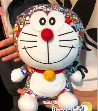 Christmas Present 9 " Uniqlo Doraemon X Takashi Murakami Limited Plush Doll Toys