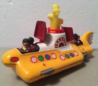 Vintage 1960 ' s Corgi Beatles Yellow Submarine Great Britain Die Cast Toy 4