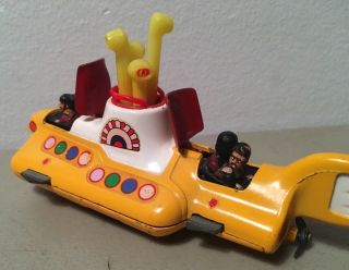 Vintage 1960 ' s Corgi Beatles Yellow Submarine Great Britain Die Cast Toy 5
