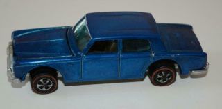 Hotwheels Redline - Rolls Royce Silver Shadow - Met Blue - Hk Base