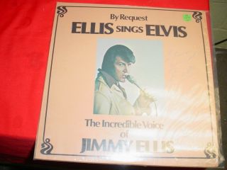 Jimmy Ellis - Ellis Sings Elvis By Request Lp Rare Orion & Autographed