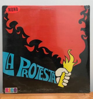 Rare La Protesta Vol.  1 Rico Lp - 701 Rlp 701 Salsa Boogaloo Mono Lp