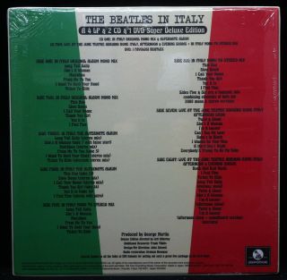 BEATLES IN ITALY 2018 4 - LP,  2 - CD,  DVD Box Set STILL 2