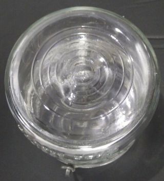 3 VINTAGE CLEAR BALL ECLIPSE WIDE MOUTH PINT JAR WITH WIRE BAIL & LID 8