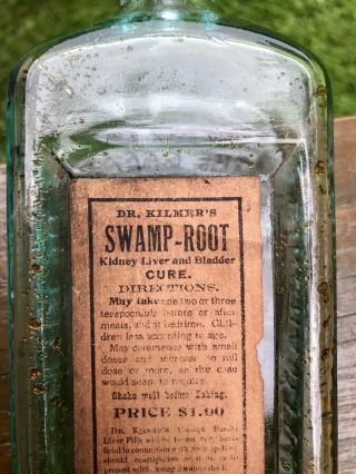 Dr.  Kilmer’s Swamp - Root Kidney Liver & Bladder CURE SPECIFIC - Rare With Label 4