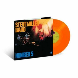 Steve Miller Band Number 5 180 Gram,  Orange Colored Vinyl Lp