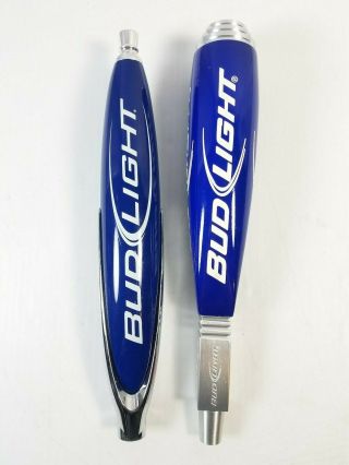 2 Of Budweiser Bud Light Beer Draft Tap Handle Collectible Barware
