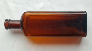 Dr.  Blair Medical Co Freeport,  Il Illinois Amber Druggist Bottle