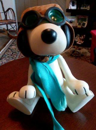 Vintage 1966 Boucher Peanuts Snoopy Red Baron Pocket Doll Figure