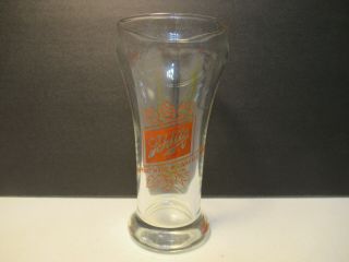 Schlitz Beer Vintage Glass Clear 5 3/4 " Old Bar Ware Usa