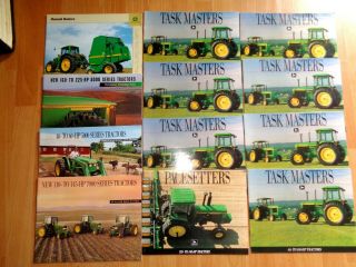 12 Vintage John Deere Tractor Brochures Catalogs Good 55 5000 7000 8000 Series