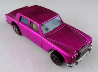 Redline Hot Wheel Rolls Royce Silver Shadow Hot Pink Restored