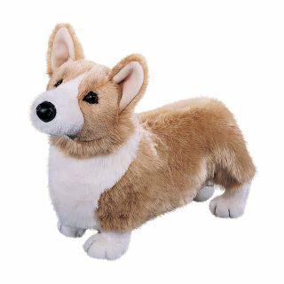 Chadwick Douglas Cuddle 19 " Plush Tan Corgi Dog Stuffed Animal Toy
