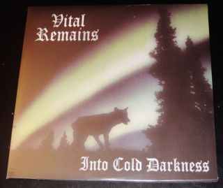 Vital Remains: Into Cold Darkness Lp Vinyl Record 2014 Peaceville Germany