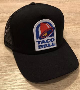 Taco Bell Trucker Hat Cap Adjustable Fast Food Drive Thru Embroidered Mexico