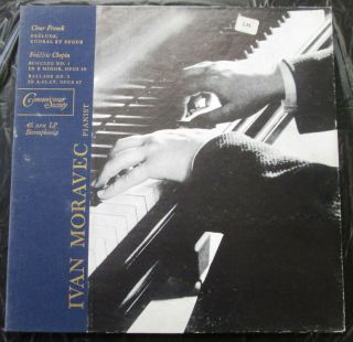 Ivan Moravec Franck & Chopin Lp 45 Rpm Audiophile Connoisseur Society