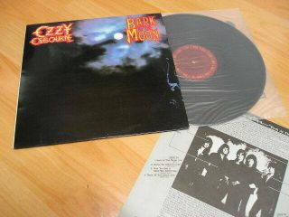 Ozzy Osbourne Bark At The Moon 1988 Korea Lp 12 " W/insert No Ozzy Cover Kjpl0554