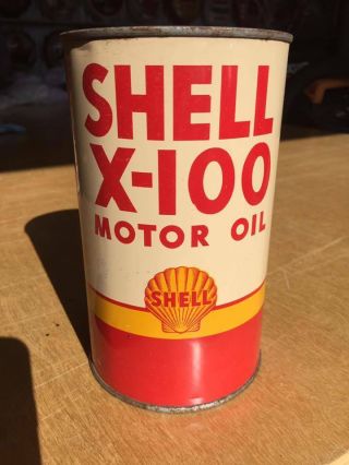 Shell X - 100 Motor Oil Imperial Quart -