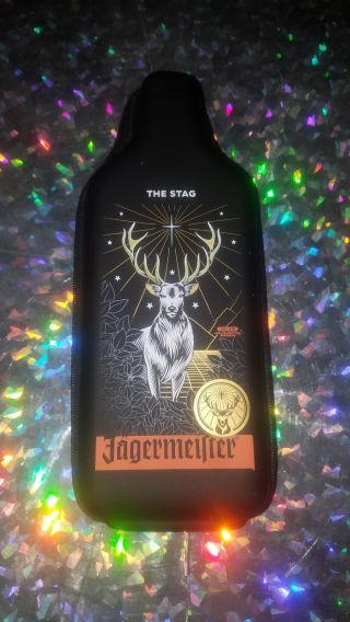 Rare Jagermeister The Stag Bottle Insulated Zipper Hard Case 750 Ml 2018