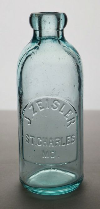 Old Hutch Hutchinson Soda Bottle – J.  Zeisler St.  Charles Mo - Mo0228