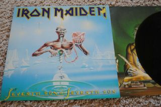 Iron Maiden 1 X Vinyl Seventh Son Of A Seventh Son Emi 1988 Kiss