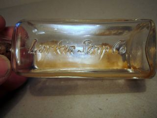 Antique Balm Bottle Modjeska Derma Larkin Soap Company NY Clear Glass 6