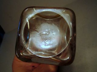 Antique Balm Bottle Modjeska Derma Larkin Soap Company NY Clear Glass 7