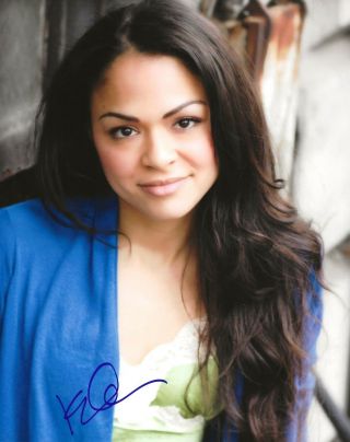 Karen Olivo Real Hand Signed 8x10 " Photo 2 W/ Autographed Broadway Actress