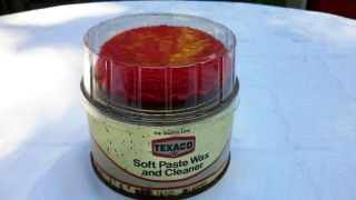 Vintage Texaco Oil Wax Can,