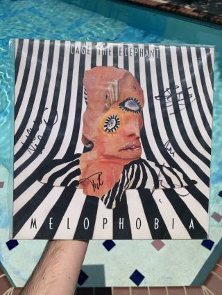 (signed) Melophobia [lp] By Cage The Elephant (vinyl,  Oct - 2013,  Rca)