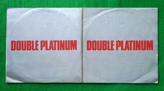 Kiss ‎ - Double Platinum 2LPs,  unique korea vinyl lp Different Label VG / EX, 2