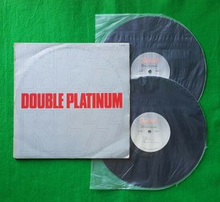 Kiss ‎ - Double Platinum 2LPs,  unique korea vinyl lp Different Label VG / EX, 5