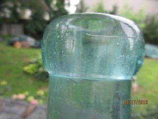 Purock Water Charles E.  Hires Company blob top Glass Bottle Philadelphia LOOK 4
