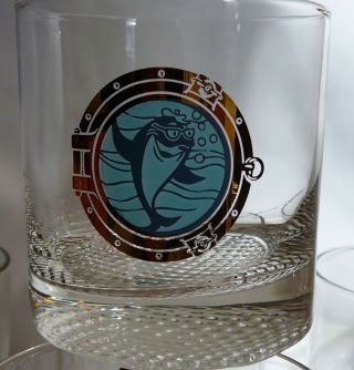 Retro Starkist " Charlie The Tuna " Blast From The Past Old Fashioned Glasses