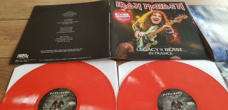 Iron Maiden - Legacy Of The Beast In France - Live July 2018 Paris Red Vinyl