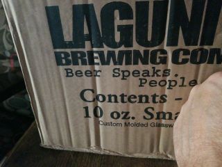 Lagunitas beer Brewing Company Mason Jar Glass Small Mouth 10 oz size 4